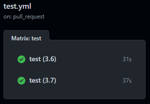 github actions workflow example